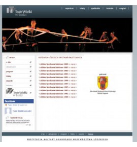Strona Internetowa dla Łódzkich Spotkań Baletowych